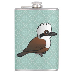White-crested Laughingthrush Vinyl Wrapped Flask, 8 oz.