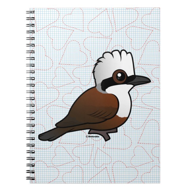 Birdorable White-crested Laughingthrush Notebook (Front)
