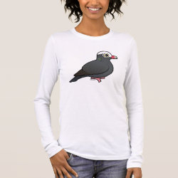 White-crowned Pigeon Women's Basic Long Sleeve T-Shirt