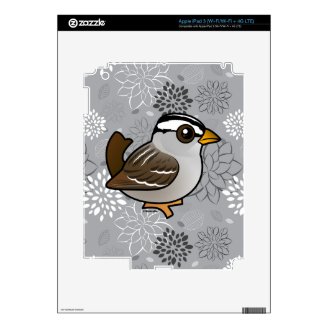 White-crowned Sparrow Amazon Kindle DX Skin