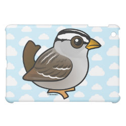 White-crowned Sparrow Case Savvy iPad Mini Finish Case