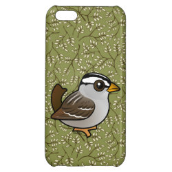 White-crowned Sparrow Case Savvy Matte Finish iPhone 5C Case