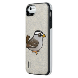 White-crowned Sparrow Uncommon iPhone 5/5s Clearly™ Deflector Case