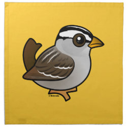 White-crowned Sparrow Cloth Napkins (set of 4) dinner 20