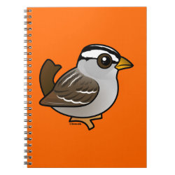 White-crowned Sparrow Photo Notebook (6.5