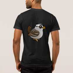 White-crowned Sparrow Men's Bella+Canvas Pocket T-Shirt