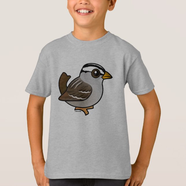 Birdorable White-crowned Sparrow T-Shirt (Front)