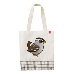 White-crowned Sparrow LIFE Line Tote Bag