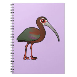 White-faced Ibis Photo Notebook (6.5