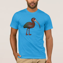 White-faced Ibis Men's Basic American Apparel T-Shirt