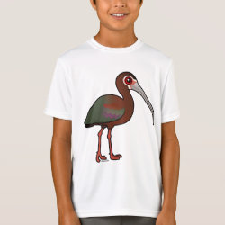 White-faced Ibis Kids' Sport-Tek Competitor Long Sleeve T-Shirt