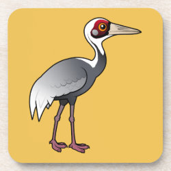 White-naped Crane Beverage Coaster