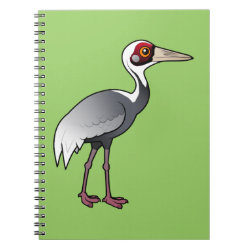 White-naped Crane Photo Notebook (6.5
