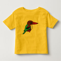 White-throated Kingfisher Toddler Fine Jersey T-Shirt