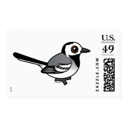 White Wagtail Large Stamp 2.5