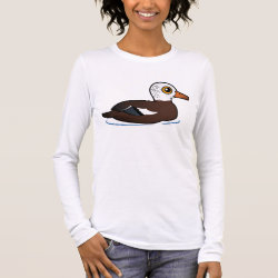White-winged Duck Women's Bella+Canvas Long Sleeve T-Shirt