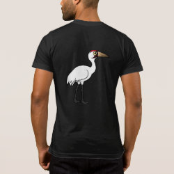 Birdorable Whooping Crane Men's Bella+Canvas Pocket T-Shirt