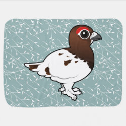 Willow Ptarmigan, summer male Baby Blanket
