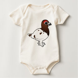 Willow Ptarmigan, summer male Infant Organic Creeper