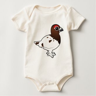 Willow Ptarmigan, summer male Infant Organic Creeper