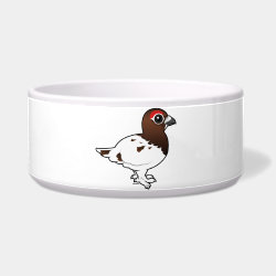 Willow Ptarmigan, summer male Dog Bowl