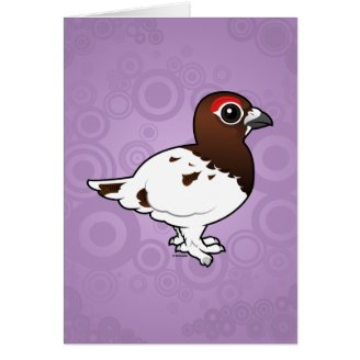 Willow Ptarmigan, summer male Greeting Card