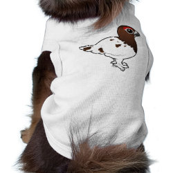 Willow Ptarmigan, summer male Dog Sleeveless T-Shirt