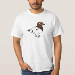 Willow Ptarmigan, summer male Men's Crew Value T-Shirt