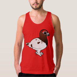 Willow Ptarmigan, summer male Men's American Apparel Fine Jersey Tank Top