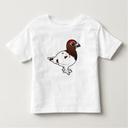 Willow Ptarmigan, summer male Toddler Fine Jersey T-Shirt