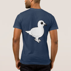 Willow Ptarmigan, winter plumage Men's Bella+Canvas Pocket T-Shirt