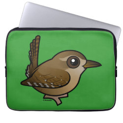 Winter Wren Neoprene Laptop Sleeve 13 inch
