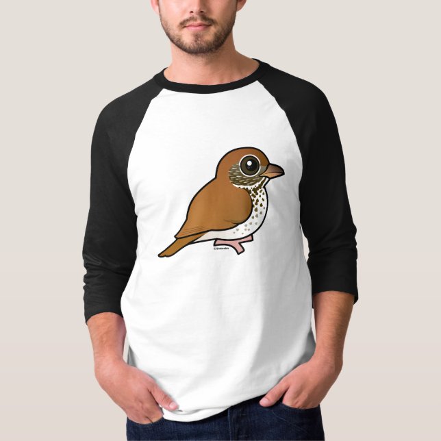 Birdorable Wood Thrush T-Shirt (Front)