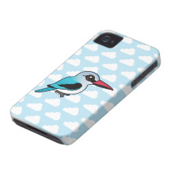 Woodland Kingfisher Case-Mate iPhone 4 Barely There Universal Case