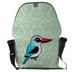 Woodland Kingfisher Rickshaw Large Zero Messenger Bag