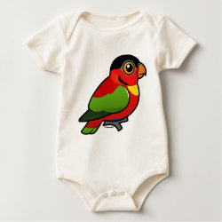 Birdorable Yellow-bibbed Lory Infant Organic Creeper