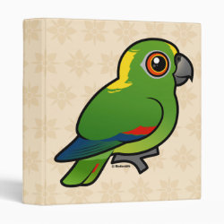 Birdorable Yellow-naped Parrot Avery Signature Binder 8.5x11