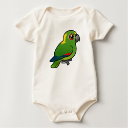 Birdorable Yellow-naped Parrot Infant Organic Creeper