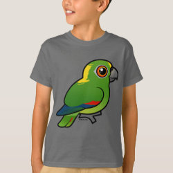 Birdorable Yellow-naped Parrot Kids' Hanes TAGLESS® T-Shirt