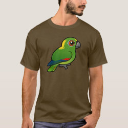Birdorable Yellow-naped Parrot Men's Basic Dark T-Shirt