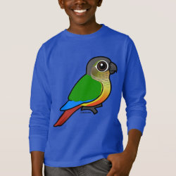 Yellow-sided Conure Girl's Basic Zip Hoodie