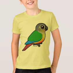 Yellow-sided Conure Kids' American Apparel Fine Jersey T-Shirt