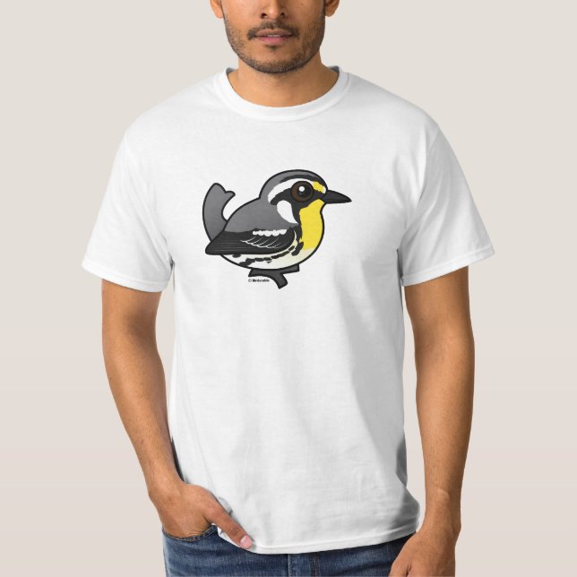 Birdorable Yellow-throated Warbler T-Shirt (Front)