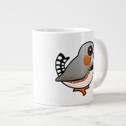 Cute Zebra Finch Jumbo Mug
