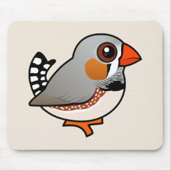 Cute Zebra Finch Mousepad