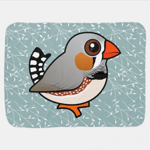 Cute Zebra Finch Baby Blanket in Birdorable Shop