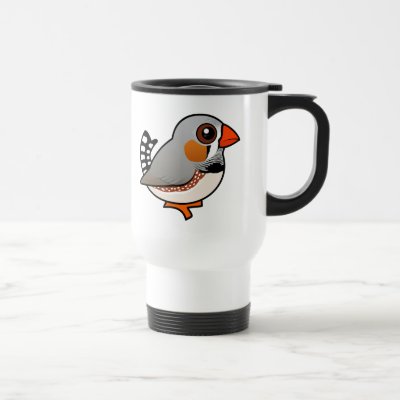 Birdorable Zebra Finch Travel Mug