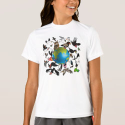 Birdorables Around The Earth Women's Basic Long Sleeve T-Shirt