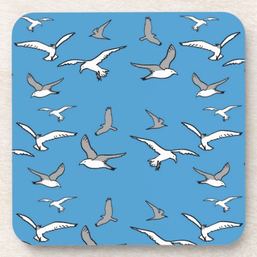 Birds _ a Flock of Seagulls Beverage Coaster