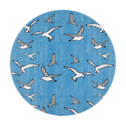 Birds _ a Flock of Seagulls Cutting Board